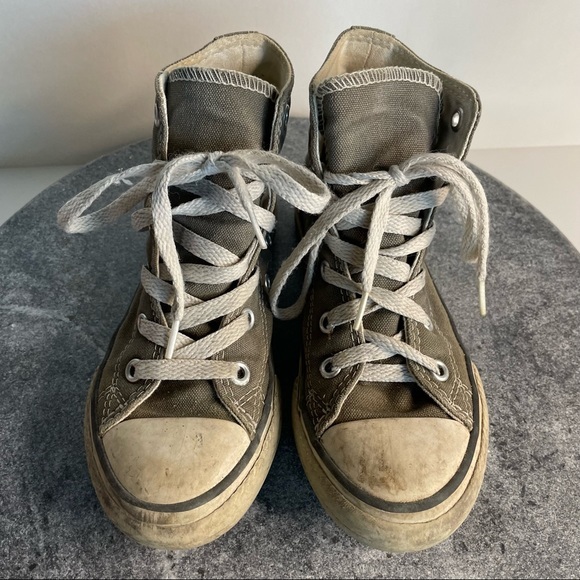 Converse Grey Kids High Tops Chucks - Picture 7 of 10